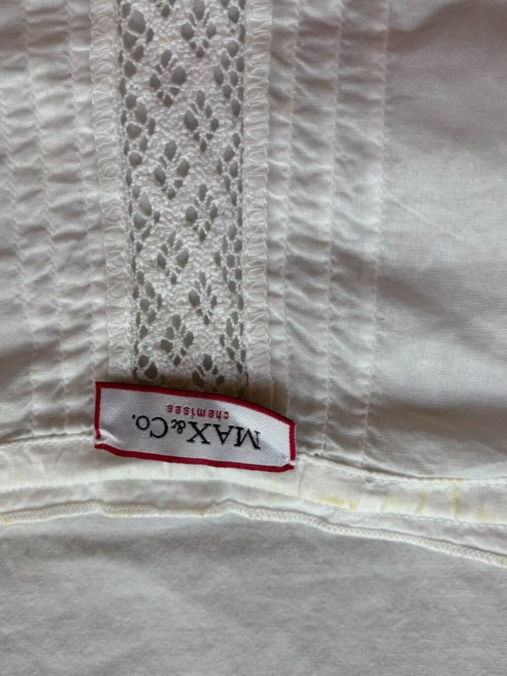 MAX&Co. Women's White and Cream Blouse - Picture 4 of 7